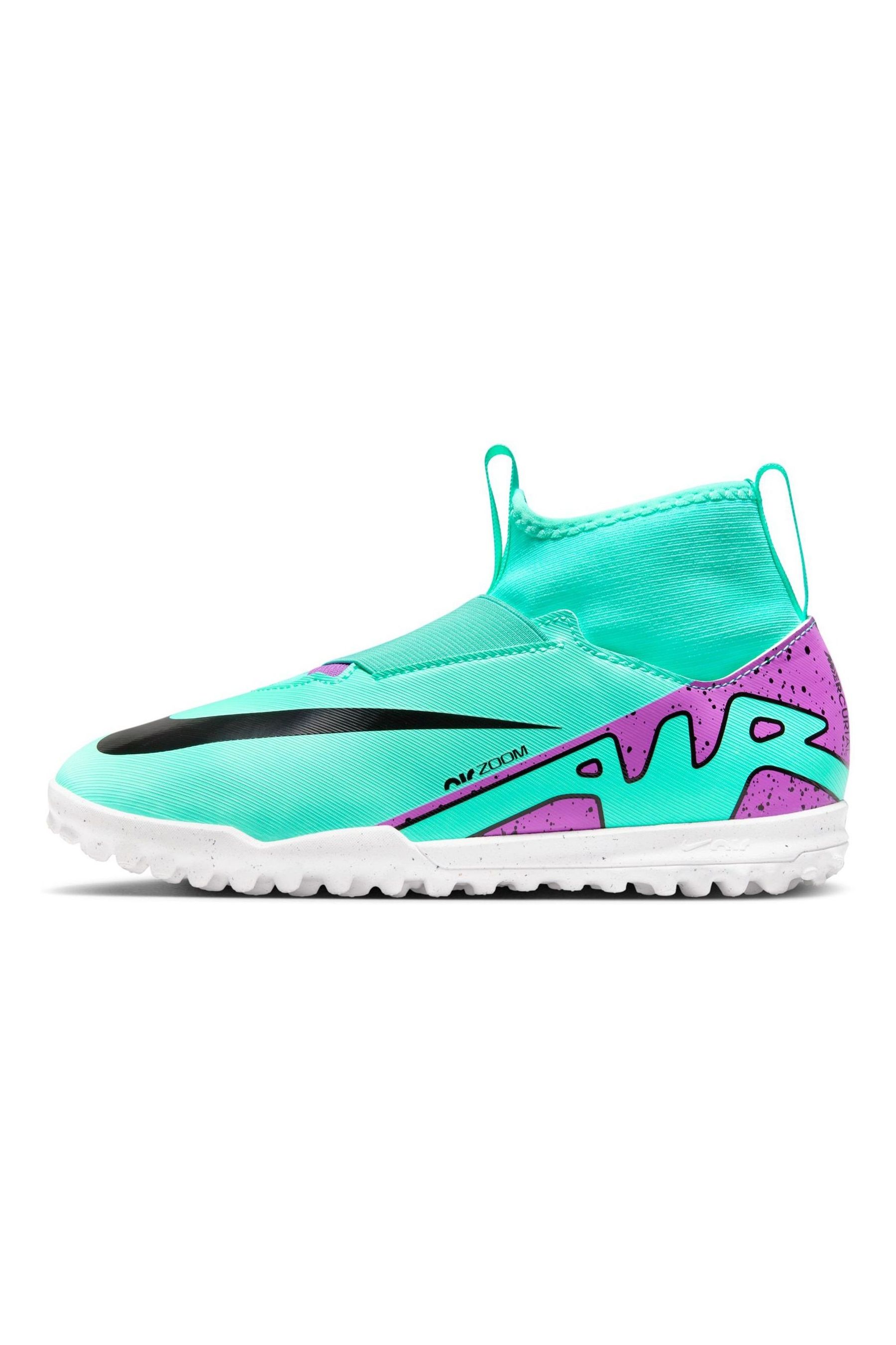 Buy Nike Green Kids Zoom Mercurial Superfly 9 Academy Turf Football Boots from Next Luxembourg