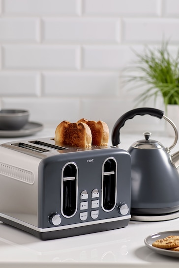 Bread Toaster Slate Grey Smeg Kettle And Toaster Retro Style