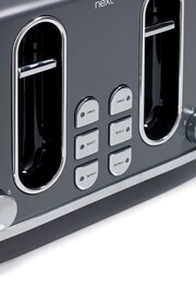 Dark Grey Electric 4 Slice Toaster - Image 5 of 7