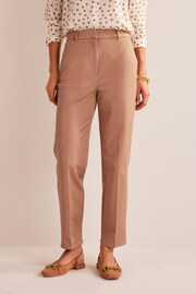 Boden Brown Kew Bi-Stretch Trousers - Image 1 of 5