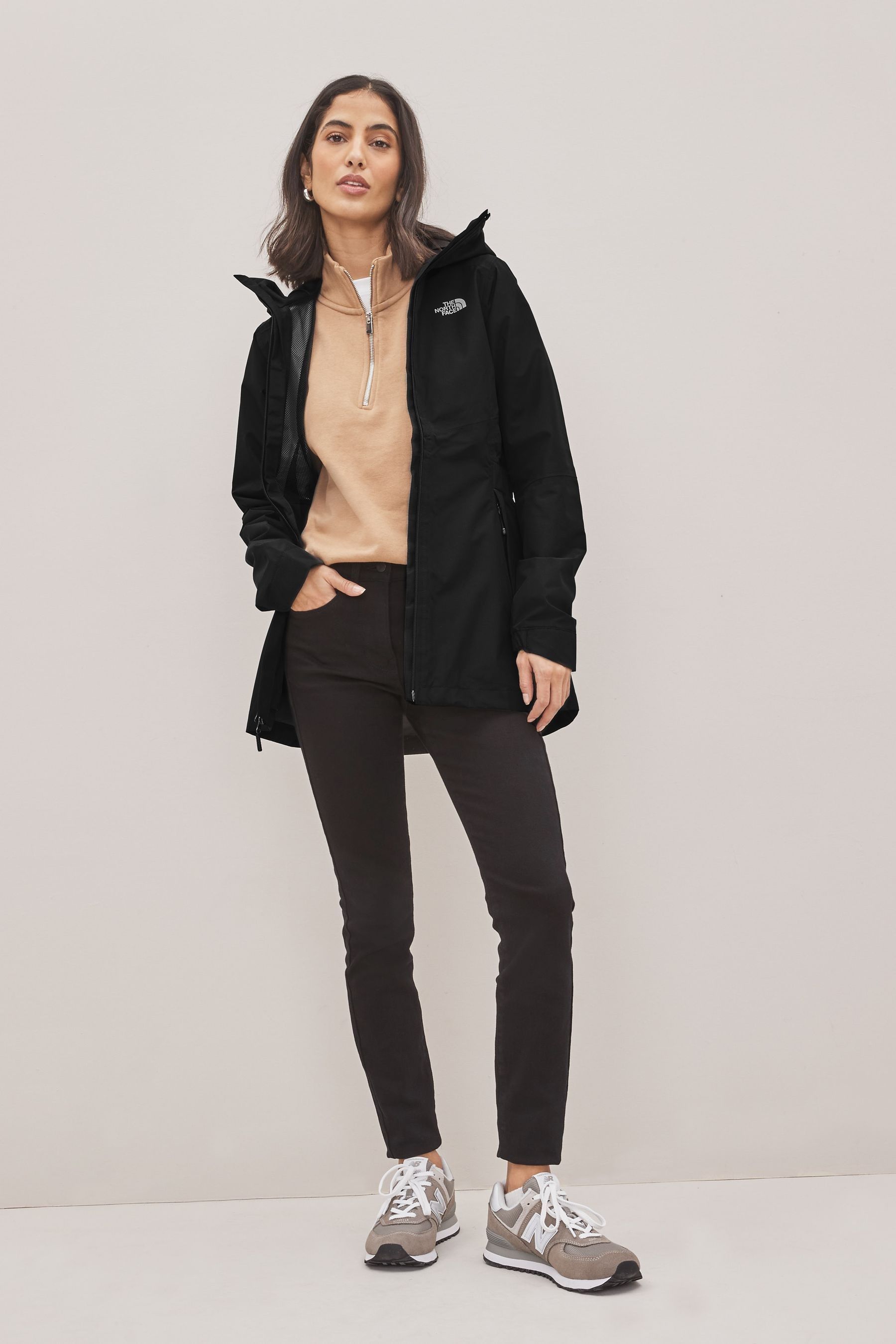 Hikesteller parka shell jacket black clearance