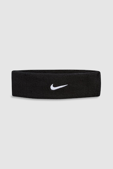 Nike Black Swoosh Headband