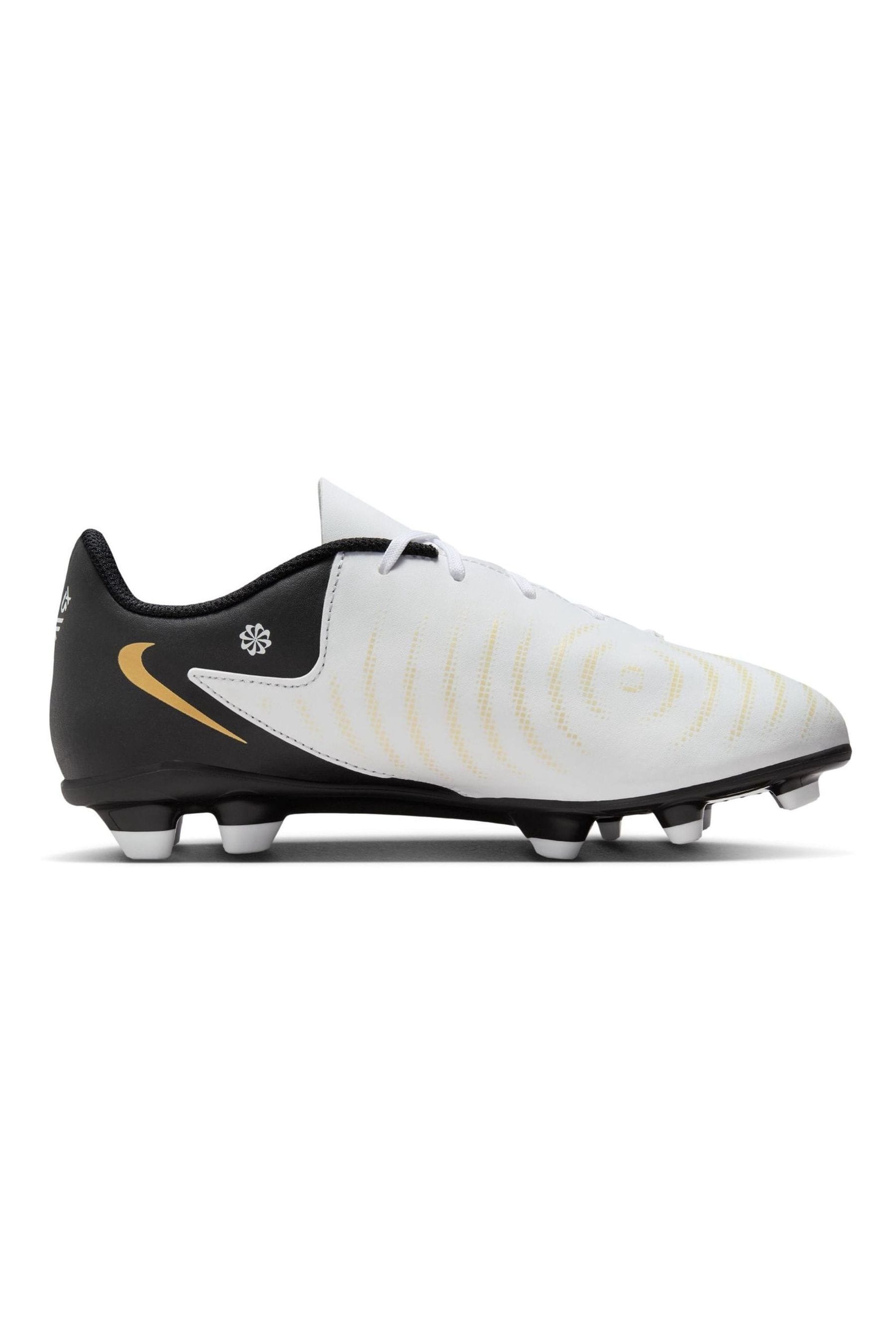 Nike White Kids Phantom Club Multi Ground Football Boots