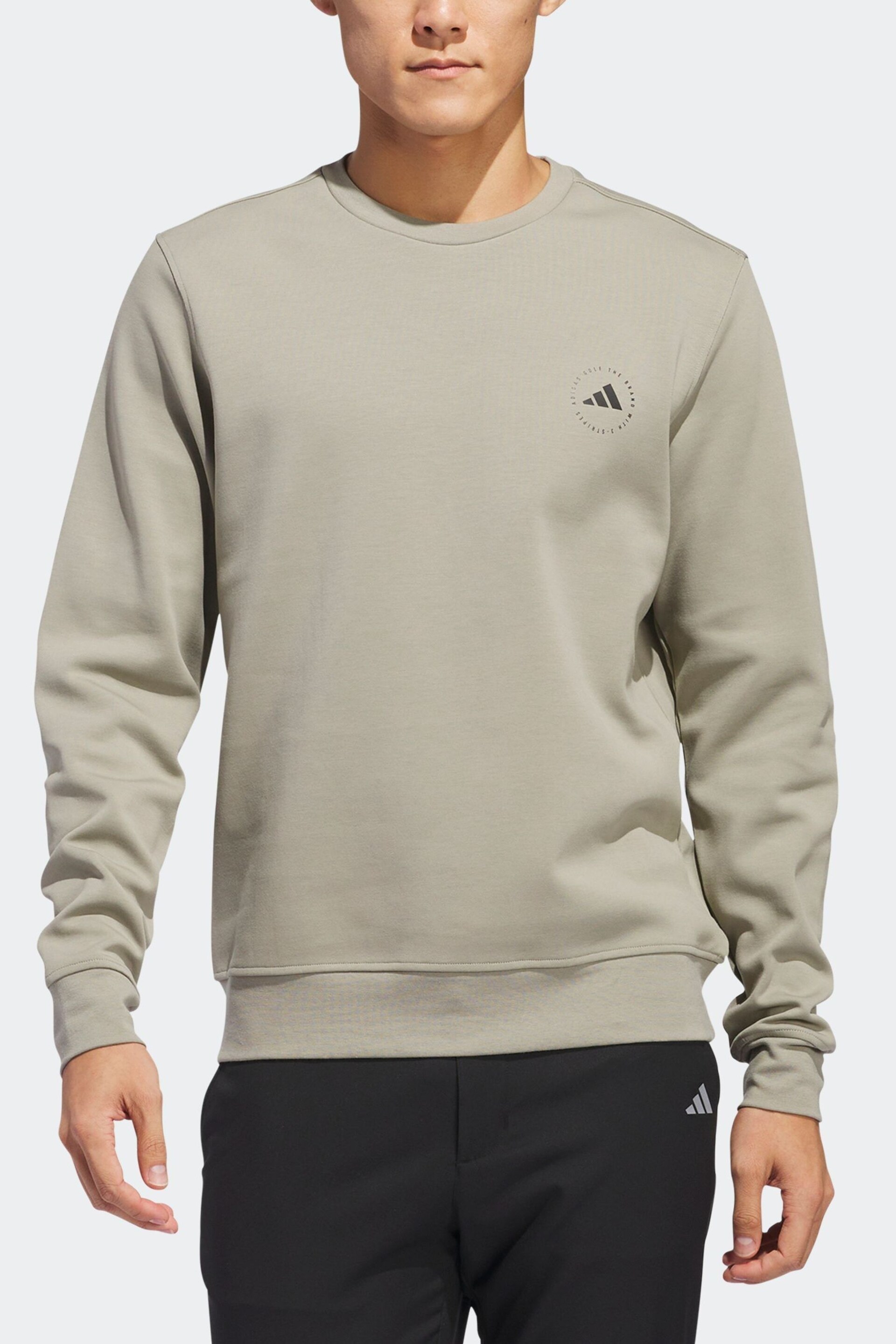 adidas Golf Pebble Crewneck Sweatshirt - Image 4 of 7