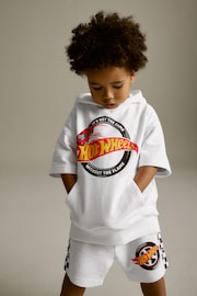 White Hot Wheels Jersey Hoodie and Shorts Set (3mths-8yrs) - Image 1 of 8