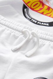 White Hot Wheels Jersey Hoodie and Shorts Set (3mths-8yrs) - Image 8 of 8
