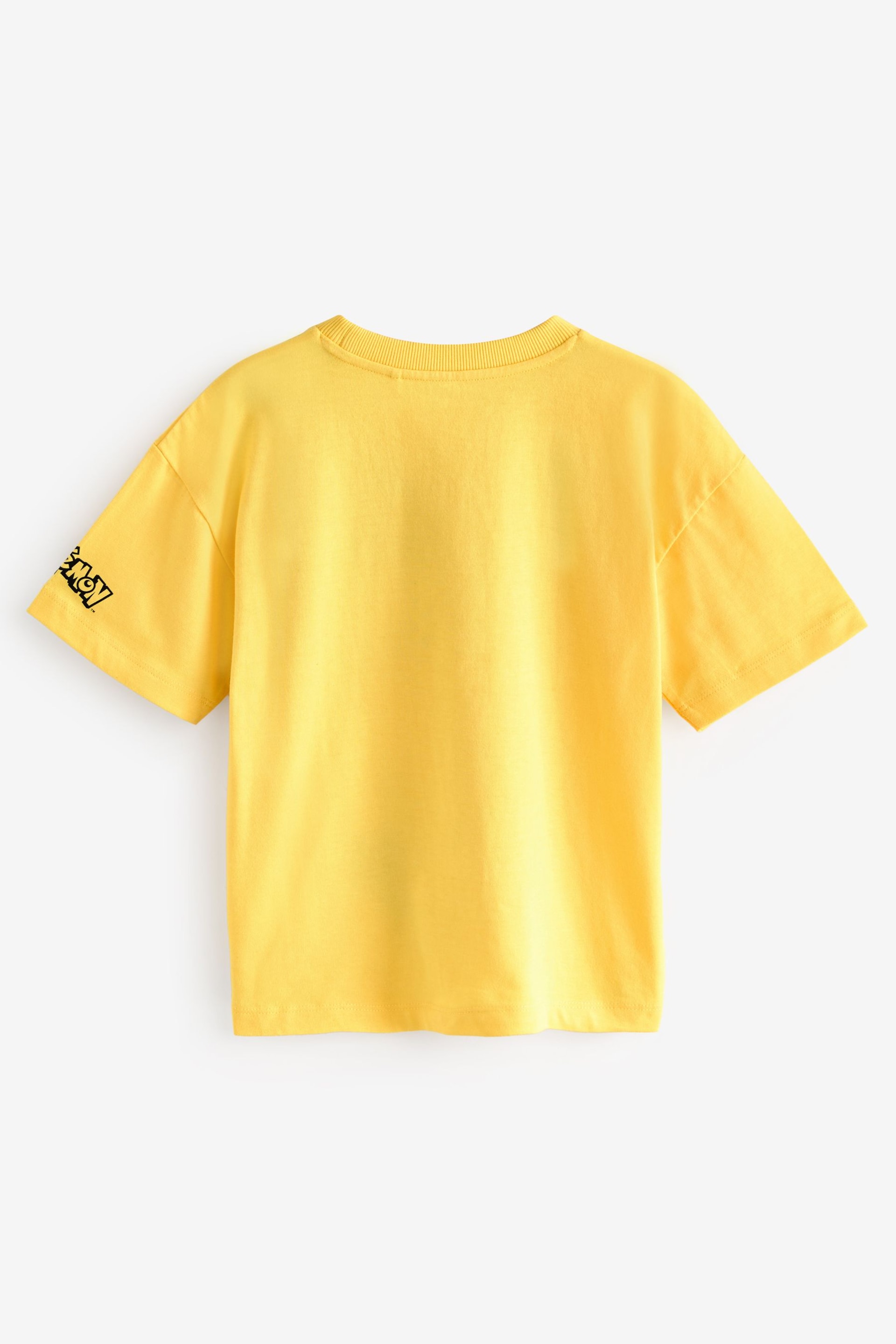 Pikachu Yellow Pokémon License Short Sleeve T-Shirt (4-16yrs) - Image 2 of 3