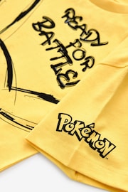 Pikachu Yellow Pokémon License Short Sleeve T-Shirt (4-16yrs) - Image 3 of 3