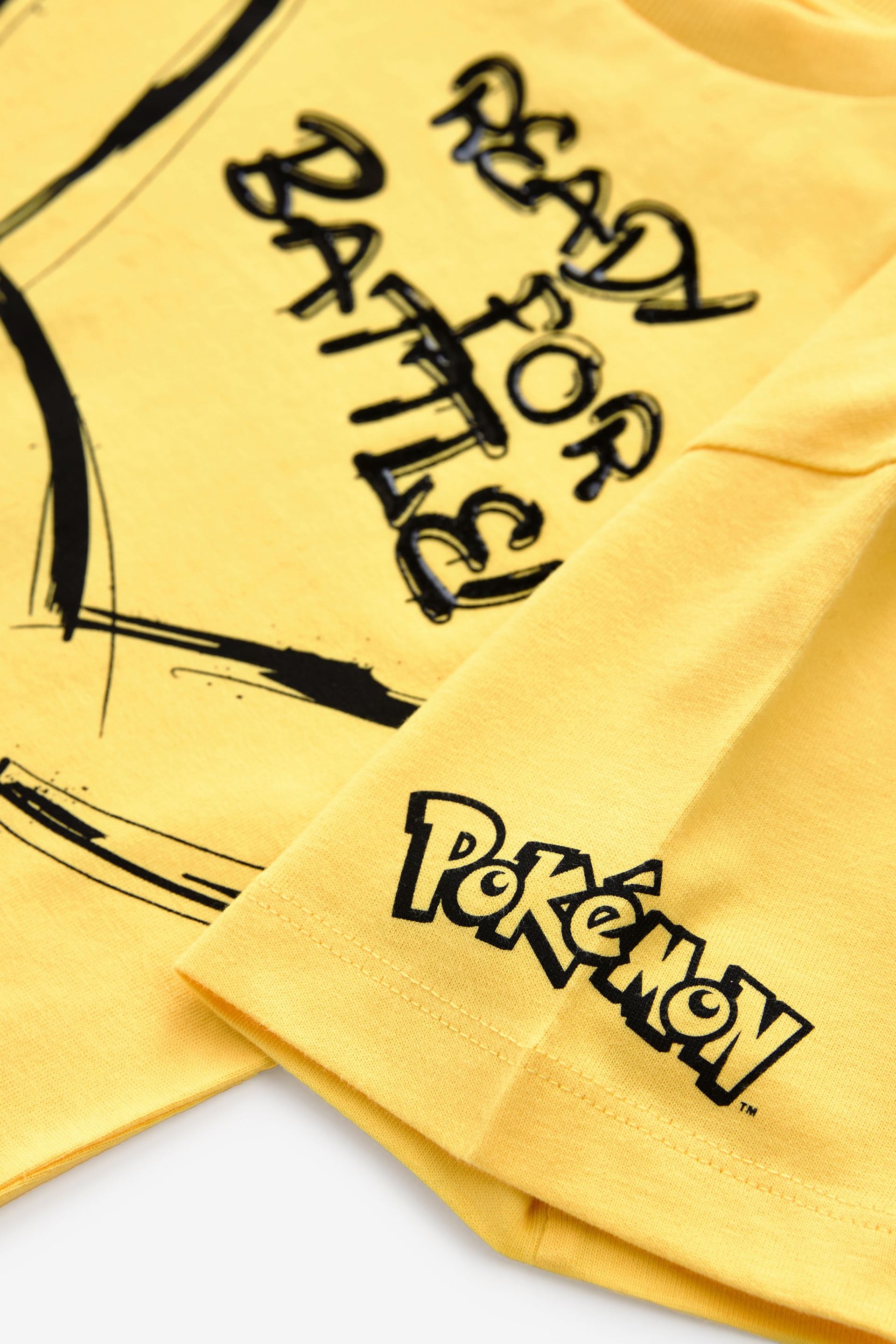 Pikachu Yellow Pokémon License Short Sleeve T-Shirt (4-16yrs) - Image 3 of 3