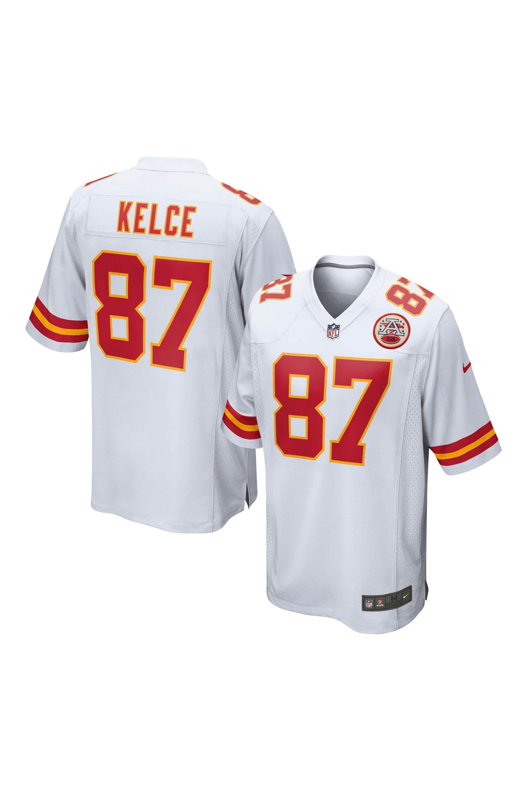 Buy Nike White NFL Kansas City Chiefs Road Game Jersey Travis
