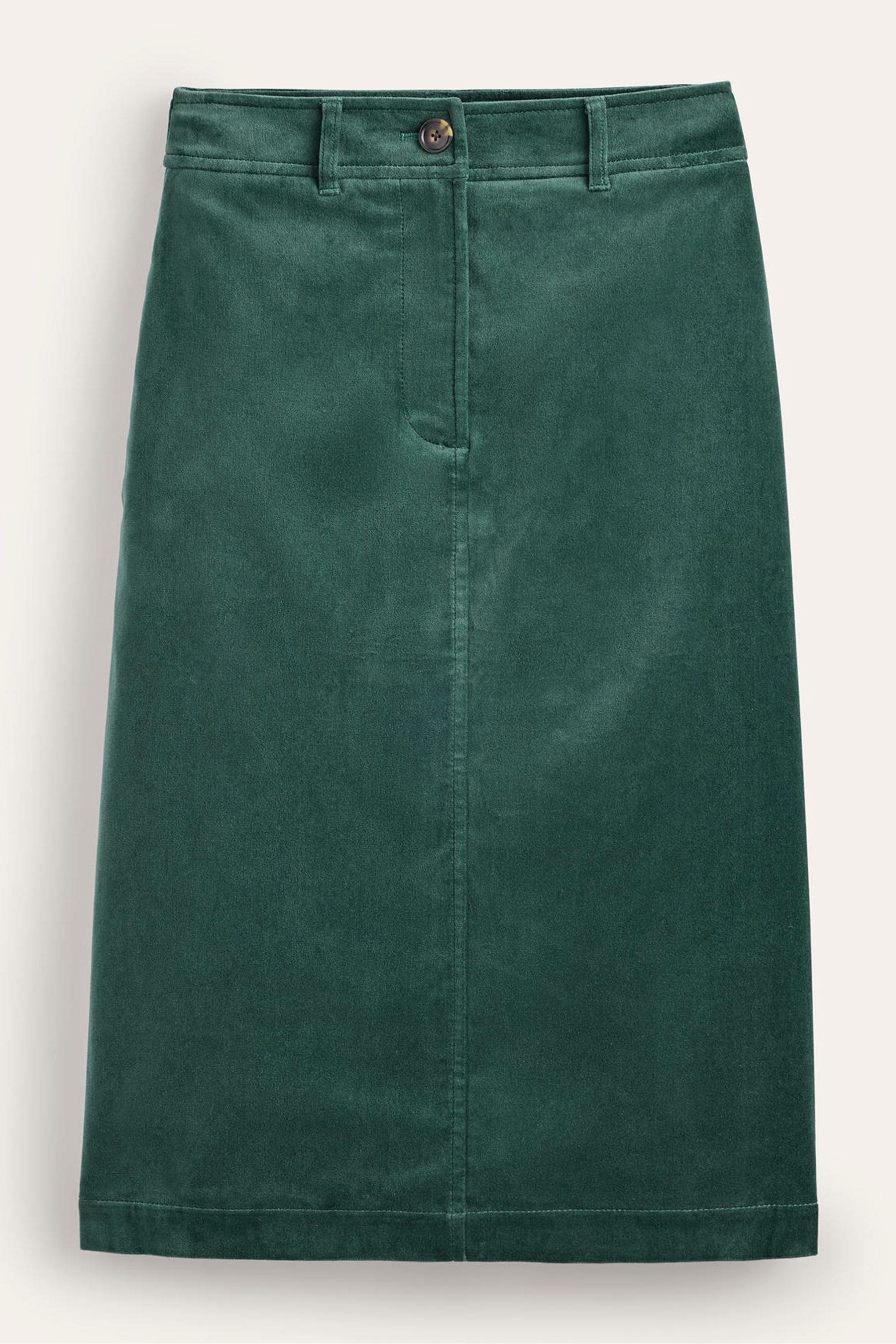 Acheter Vert Jupe mi longue Boden Margot en velours from Next Luxembourg