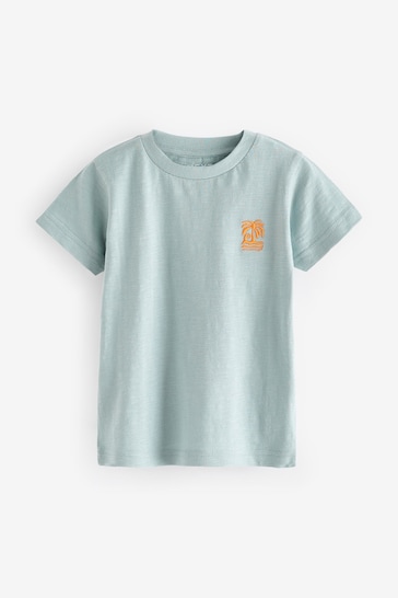 Neutral Short Sleeve T-Shirts 5 Pack (3mths-7yrs)