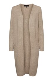 VERO MODA Grey Cosy Longline Cardigan with Pockets - Image 4 of 4