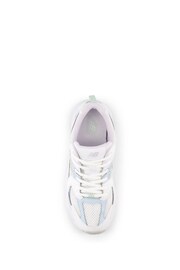 New Balance White Chrome Girls 530 Trainers - Image 5 of 6