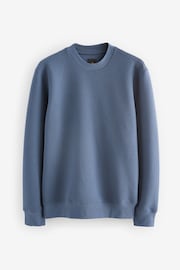 Blue Premium Texture Crew Sweatshirt - Image 6 of 8