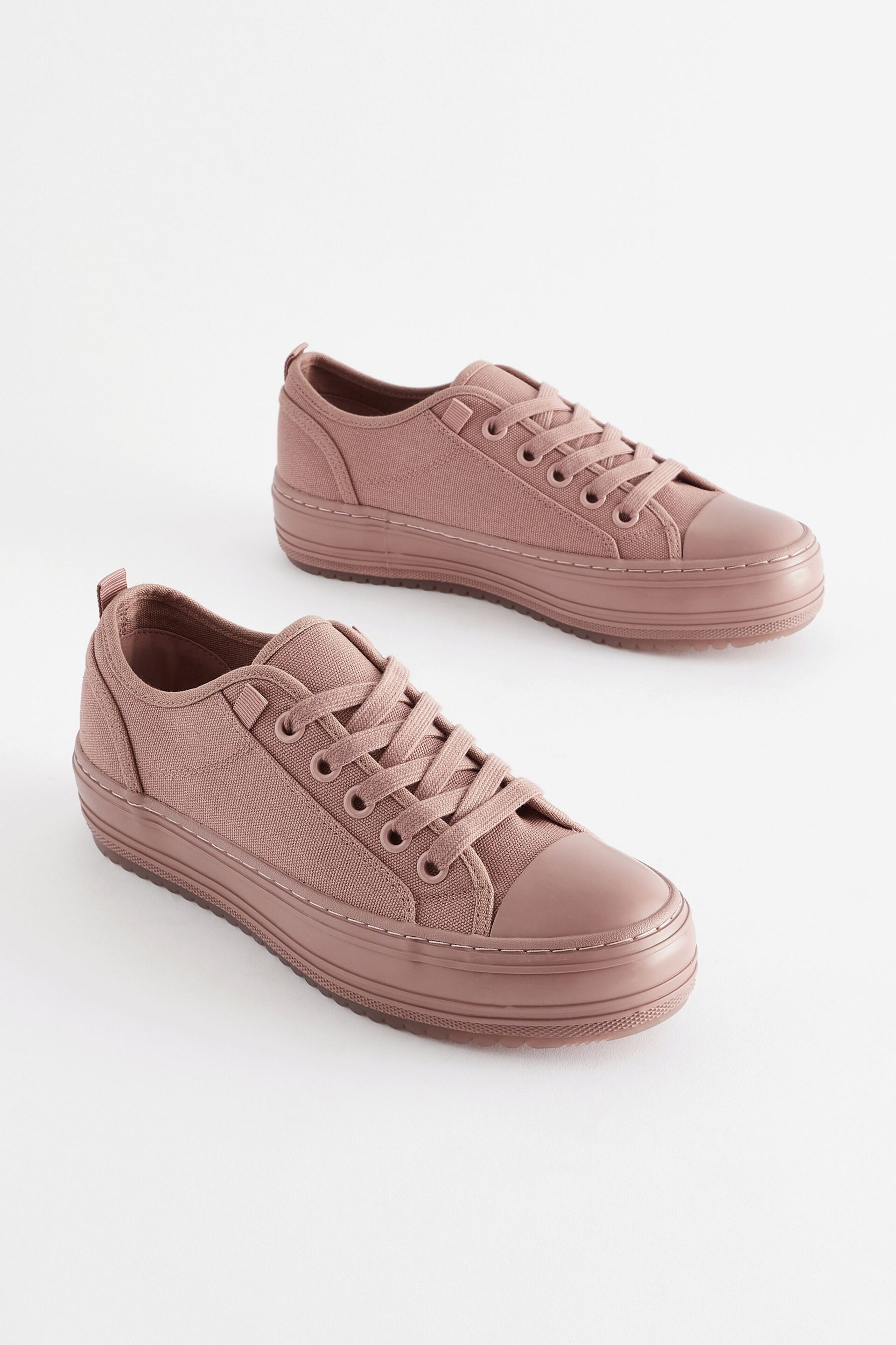 Rose Pink Forever Comfort® Chunky Baseball Trainers - Image 1 of 5