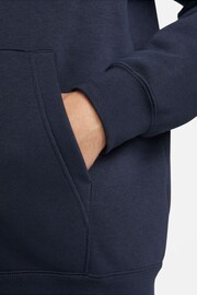 Nike Navy Sportswear Shoulder Blocking Hoodie - Image 6 of 7