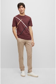 BOSS Natural Slim Fit Stretch Cotton Gabardine Chinos - Image 3 of 5