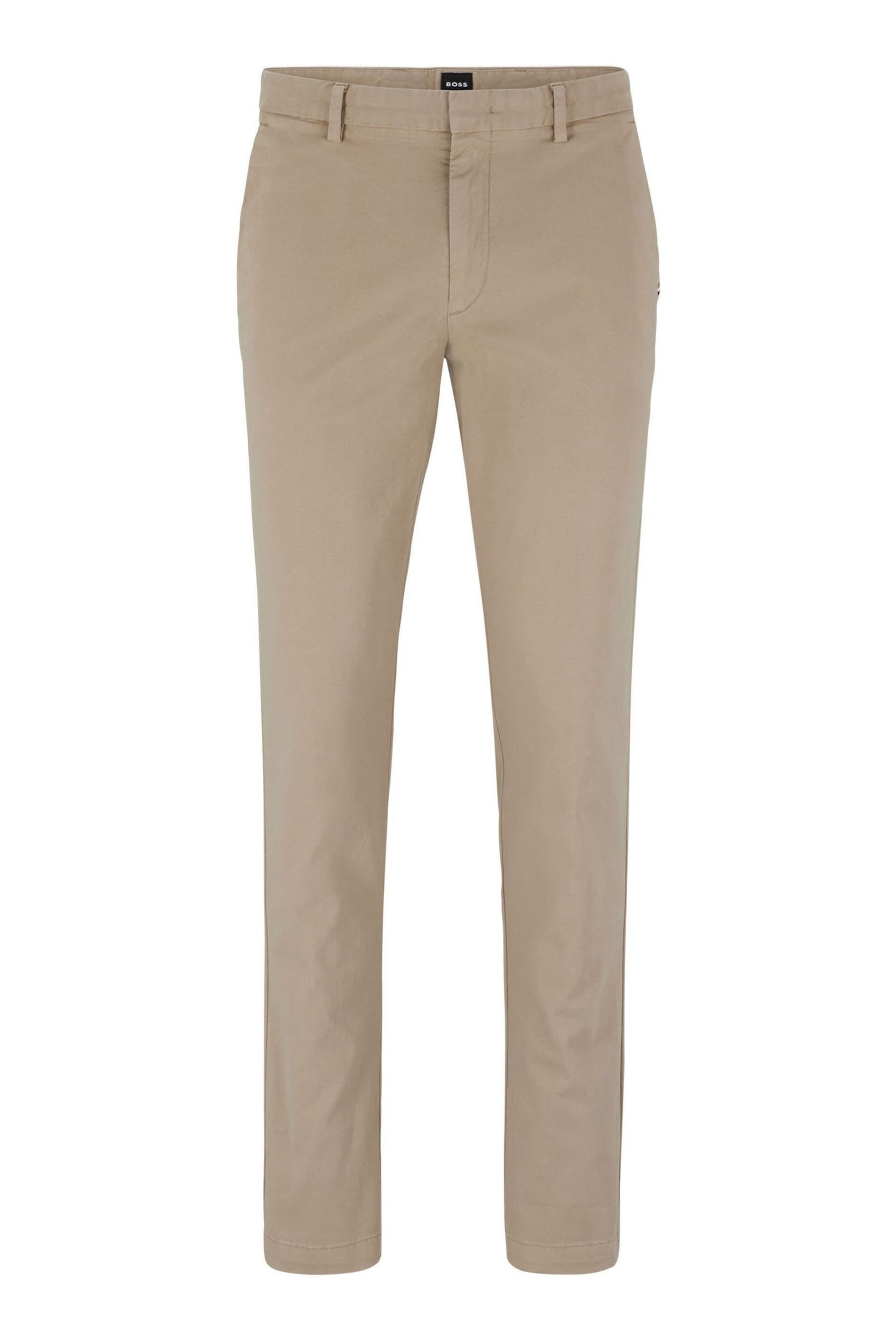 BOSS Natural Slim Fit Stretch Cotton Gabardine Chinos - Image 5 of 5