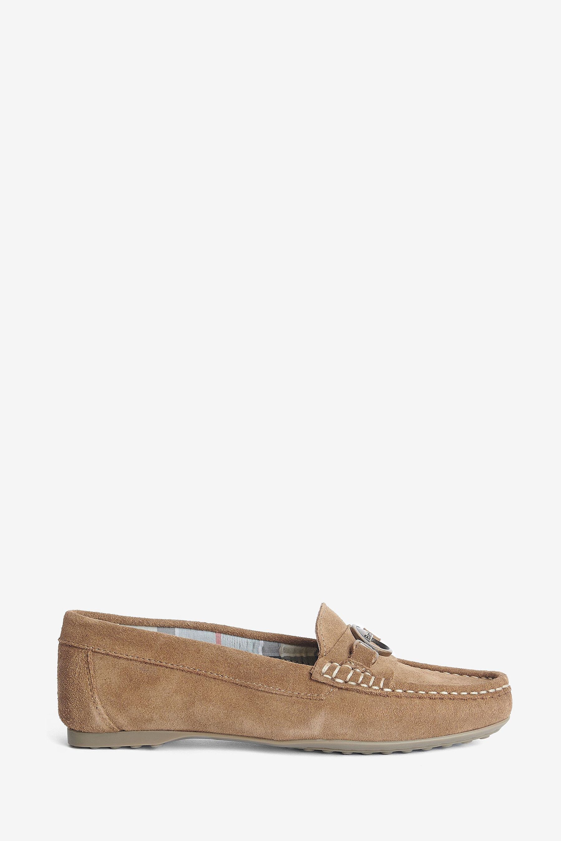Barbour tan loafers on sale
