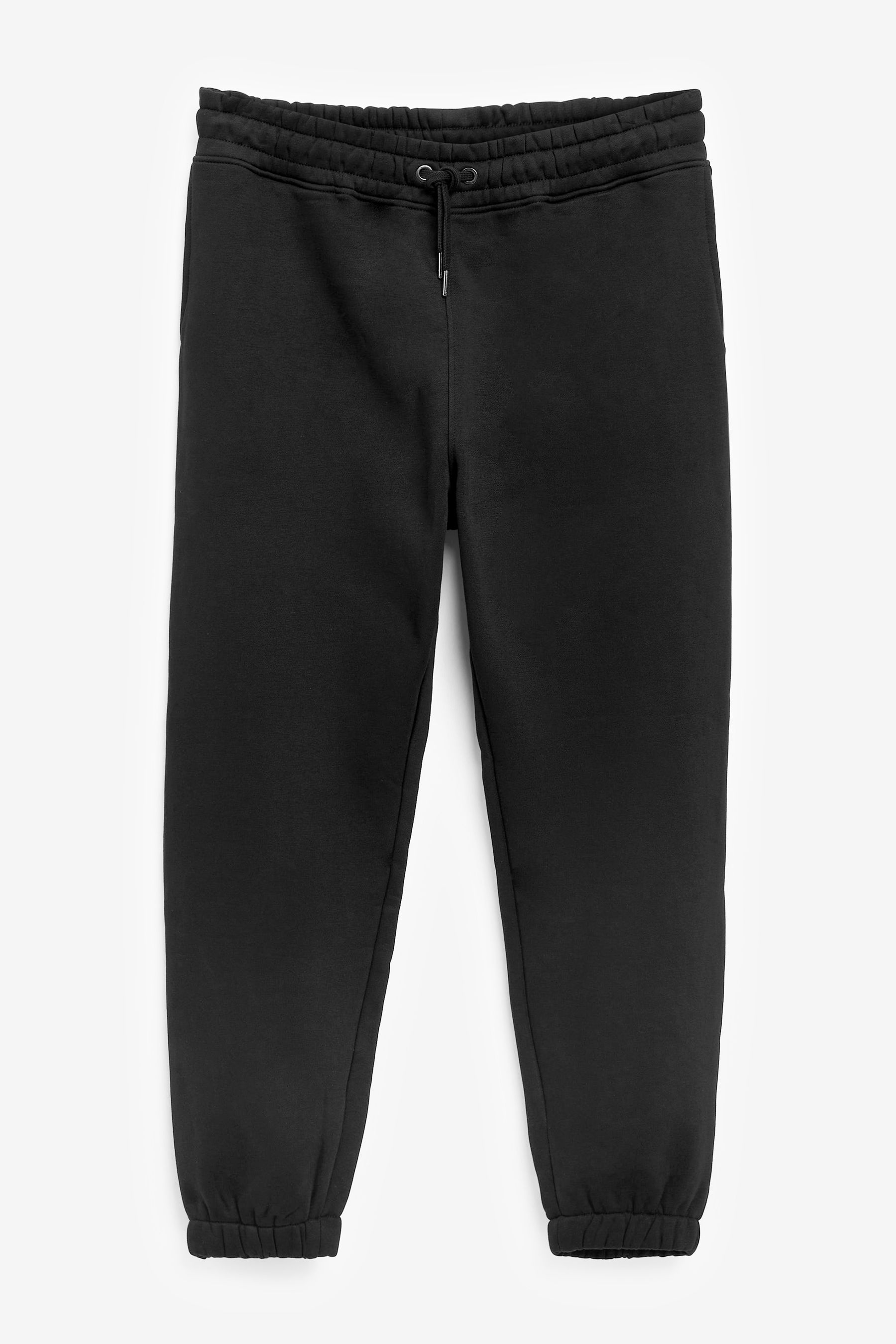 Buy Black Relaxed Fit Cotton Blend Cuffed Joggers from Next Canada