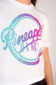 Pineapple White Logo Girls Crop T-Shirt - Image 5 of 5