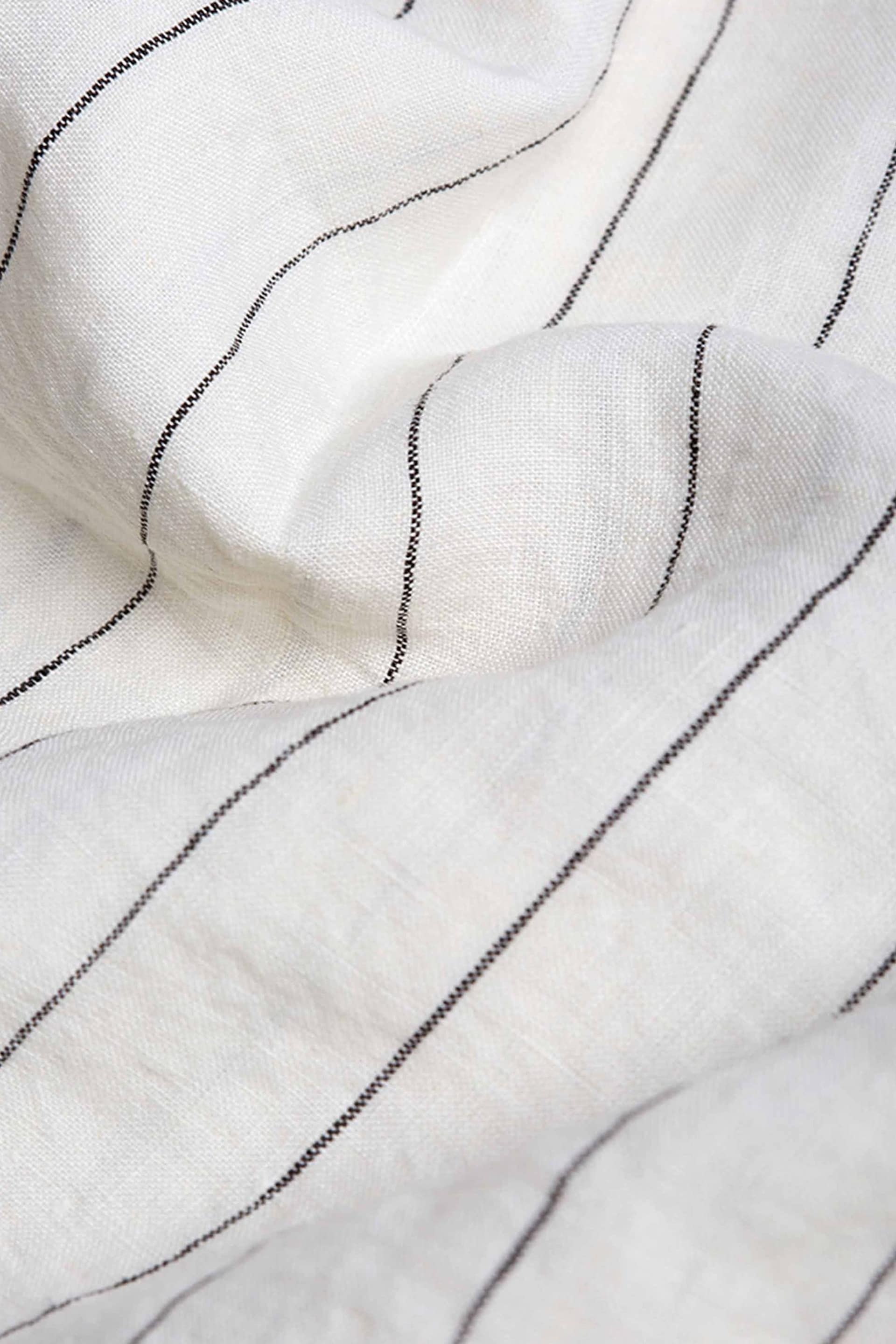 Piglet in Bed Luna Stripe Linen Duvet Cover - Image 2 of 3