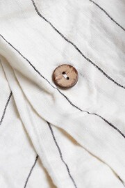 Piglet in Bed Luna Stripe Linen Duvet Cover - Image 3 of 3