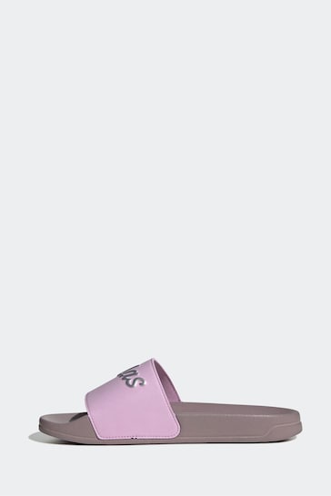 adidas Purple Sportswear Adult Adilette Shower Slides