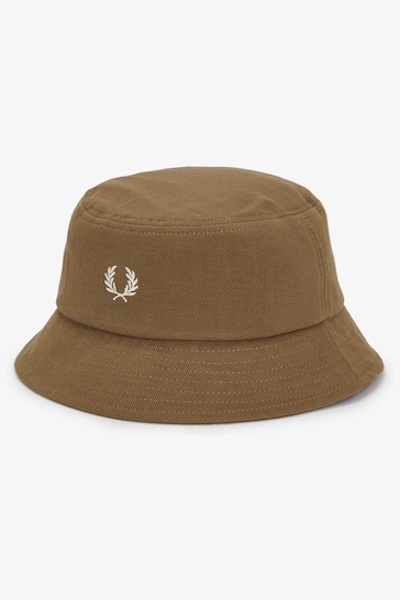 Fred Perry Stone Pique Bucket Hat