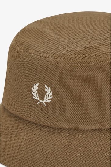 Fred Perry Stone Pique Bucket Hat