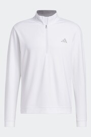 adidas Golf Elevated 1/4-Zip Black Sweatshirt - Image 5 of 7