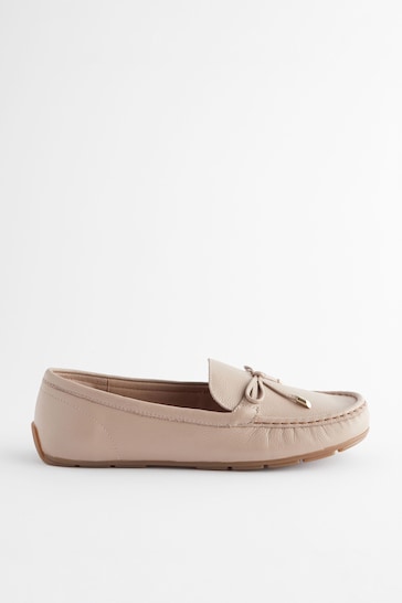 Nude Forever Comfort® Bow Driver Shoes