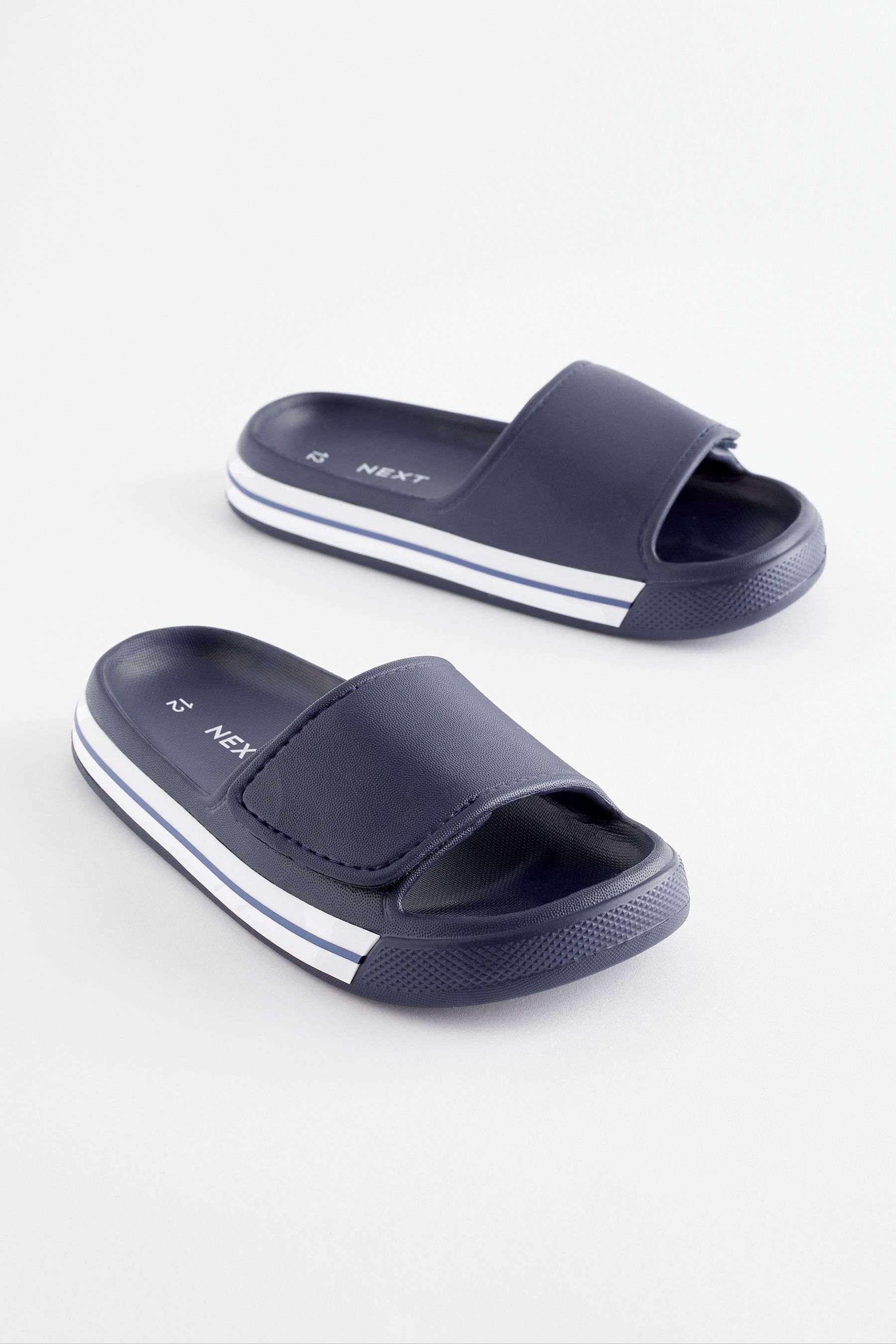Mens navy sliders shop
