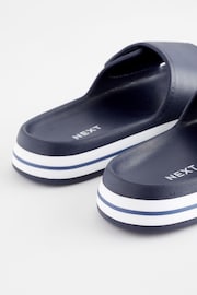 Navy Stripe Sliders - Image 5 of 6