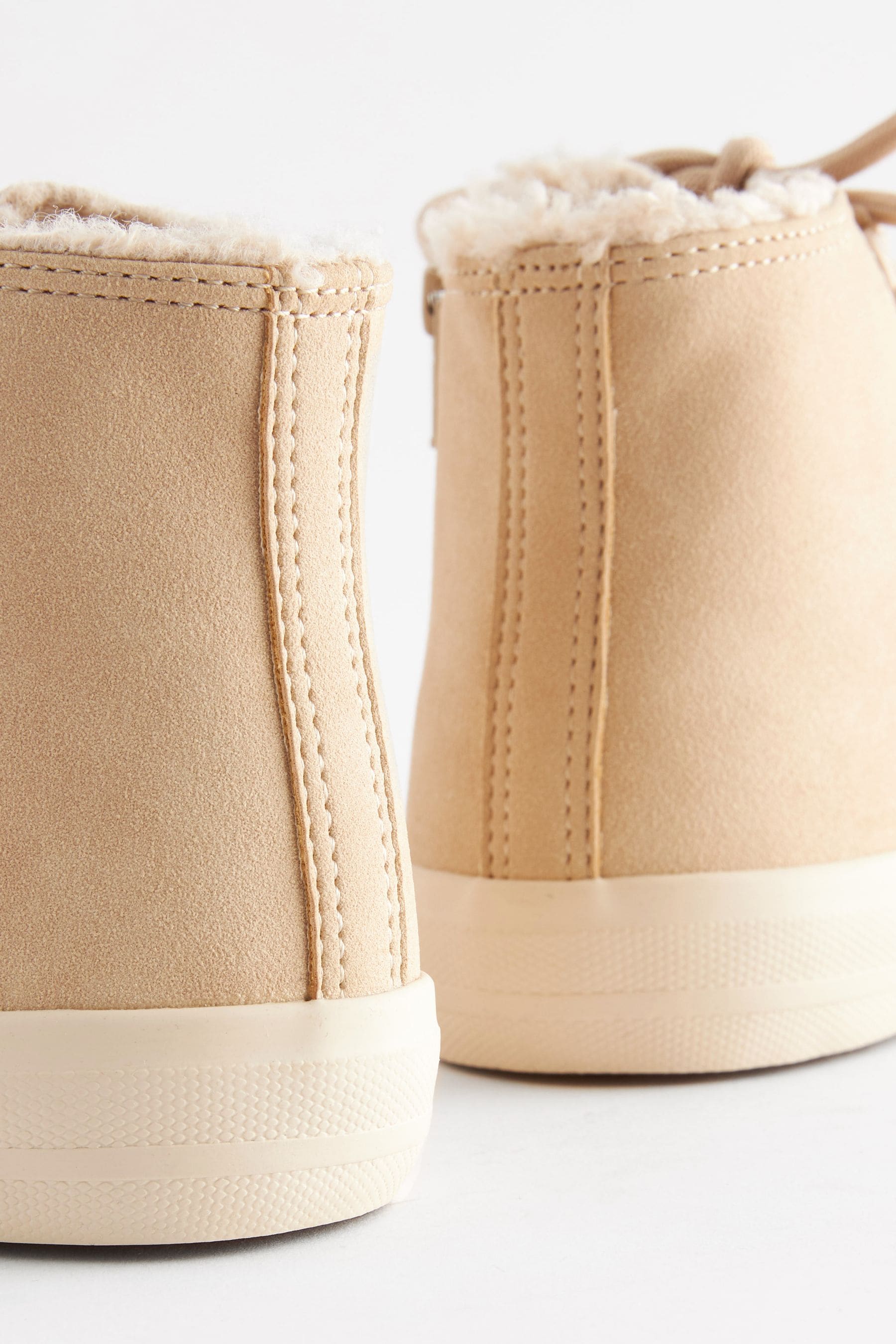 Fur discount high tops