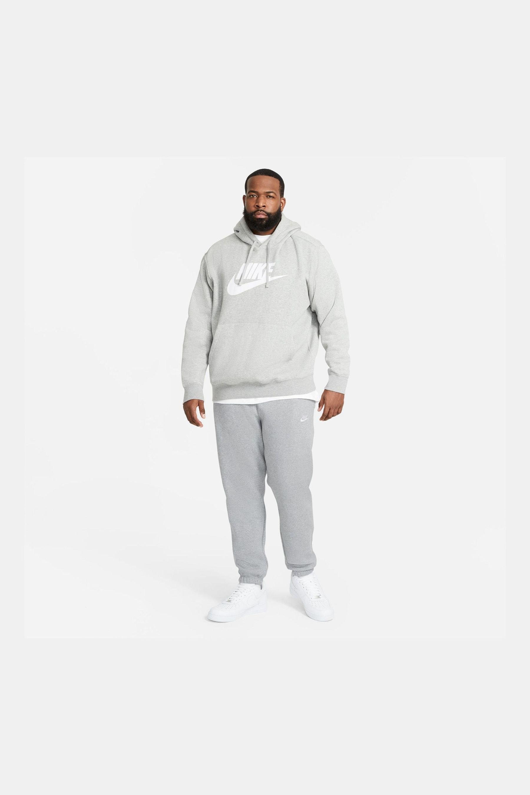 Buy Nike Light Grey Club Cuffed Joggers from Next Ireland