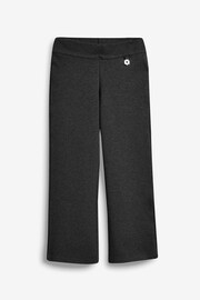 Charcoal Grey Cotton Rich Jersey Stretch Pull-On Boot Cut Trousers (3-16yrs) - Image 5 of 8