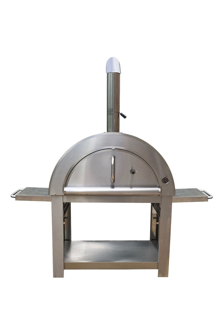 Callow Silver Large Stainless Steel Outdoor Pizza Oven - Image 2 of 4