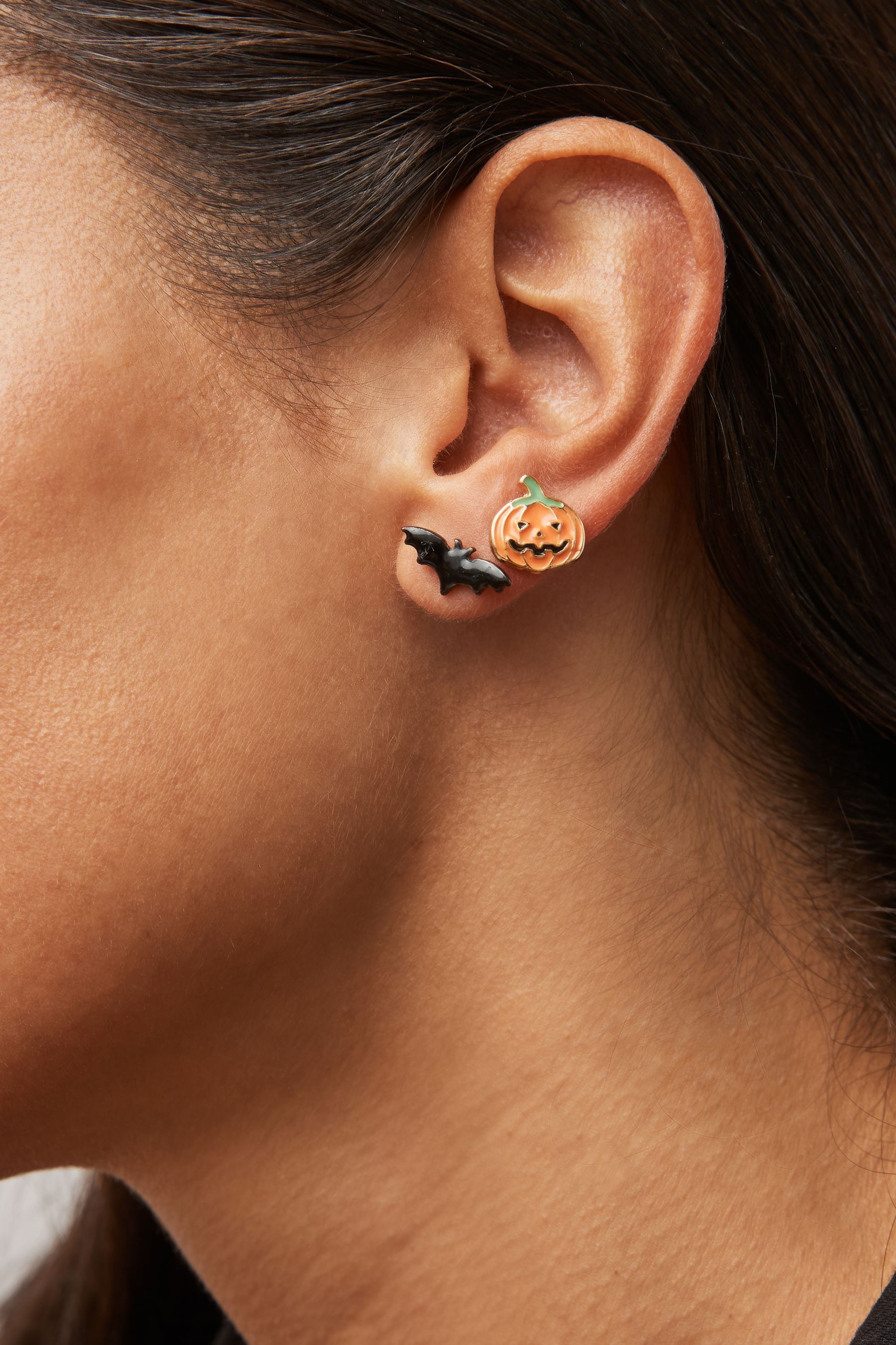 Orange earrings next on sale