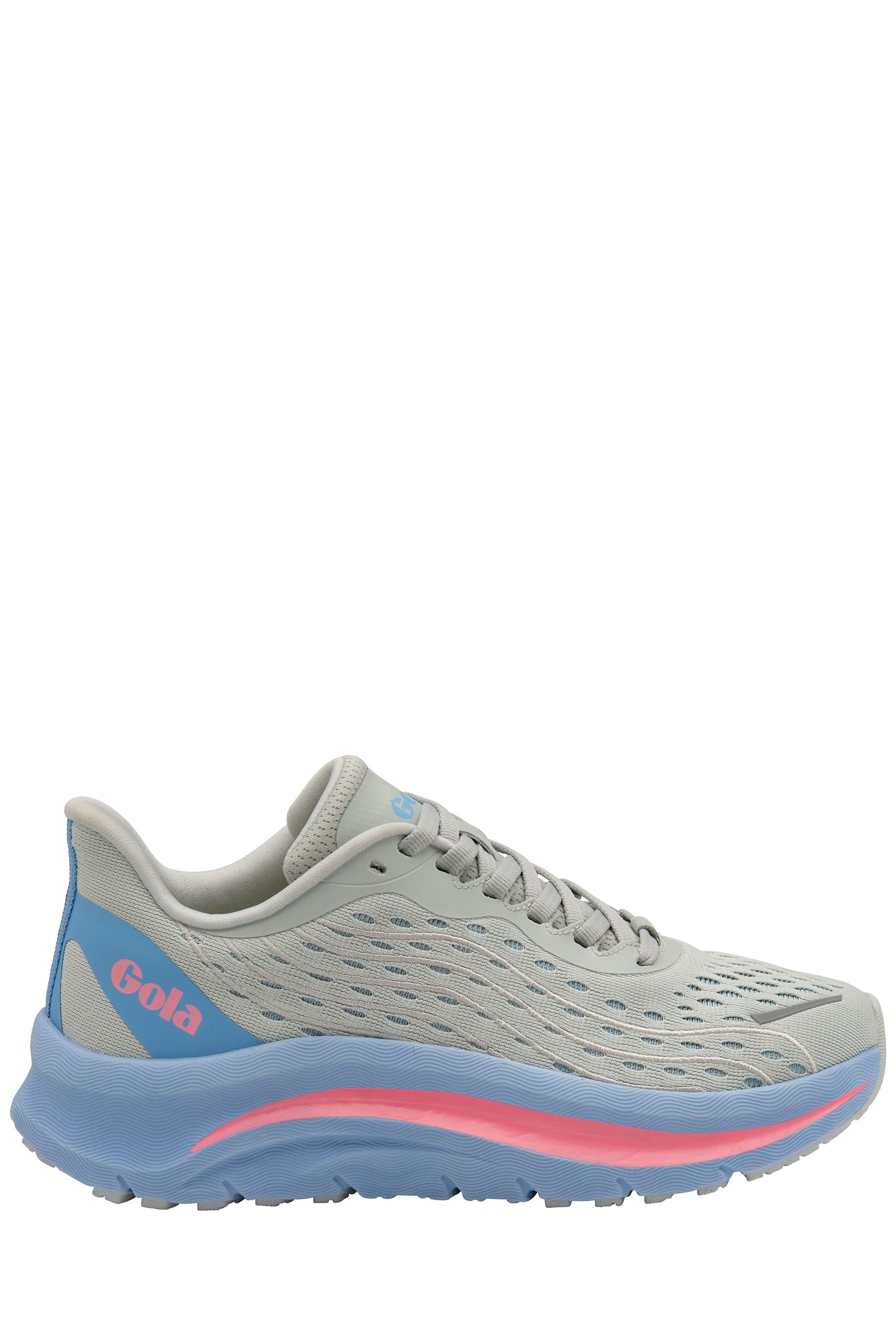 Buy Gola Grey Alzir Speed Mesh Lace Up Ladies Running Trainers from Next Luxembourg