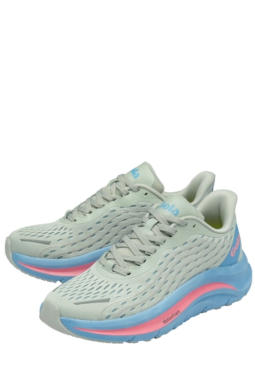 Gola Grey Alzir Speed Mesh Lace-Up Ladies Running Trainers