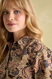 Joules Maple Floral Paisley Corduroy Shirt Dress - Image 4 of 7