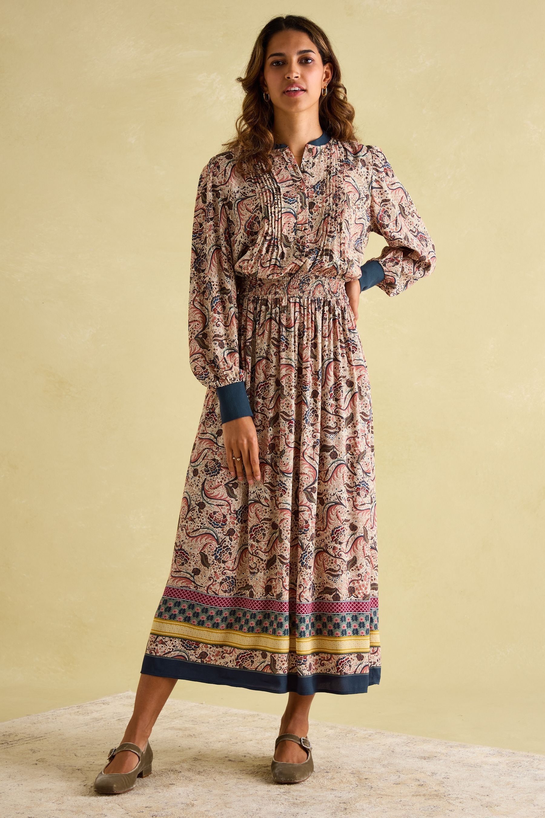 Multi print maxi dress sales