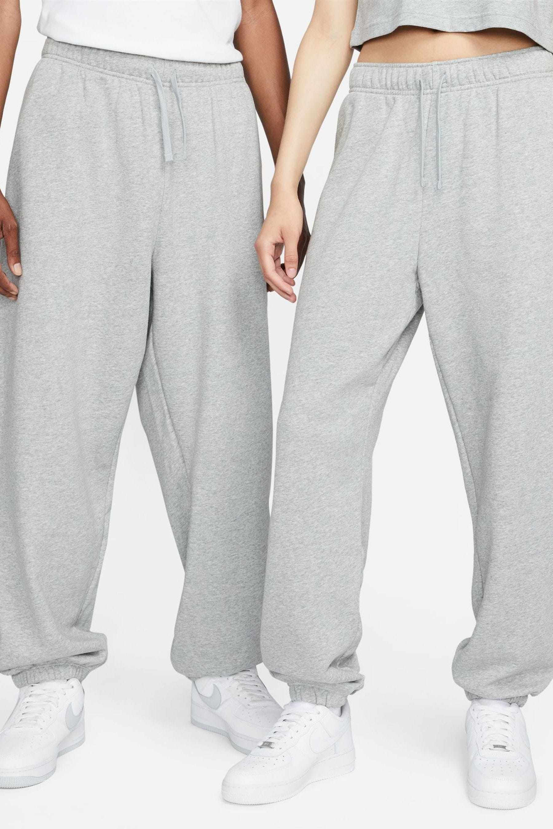 Buy Nike Grey Oversized Mid Rise Club Fleece Sweatpants from Next Lithuania