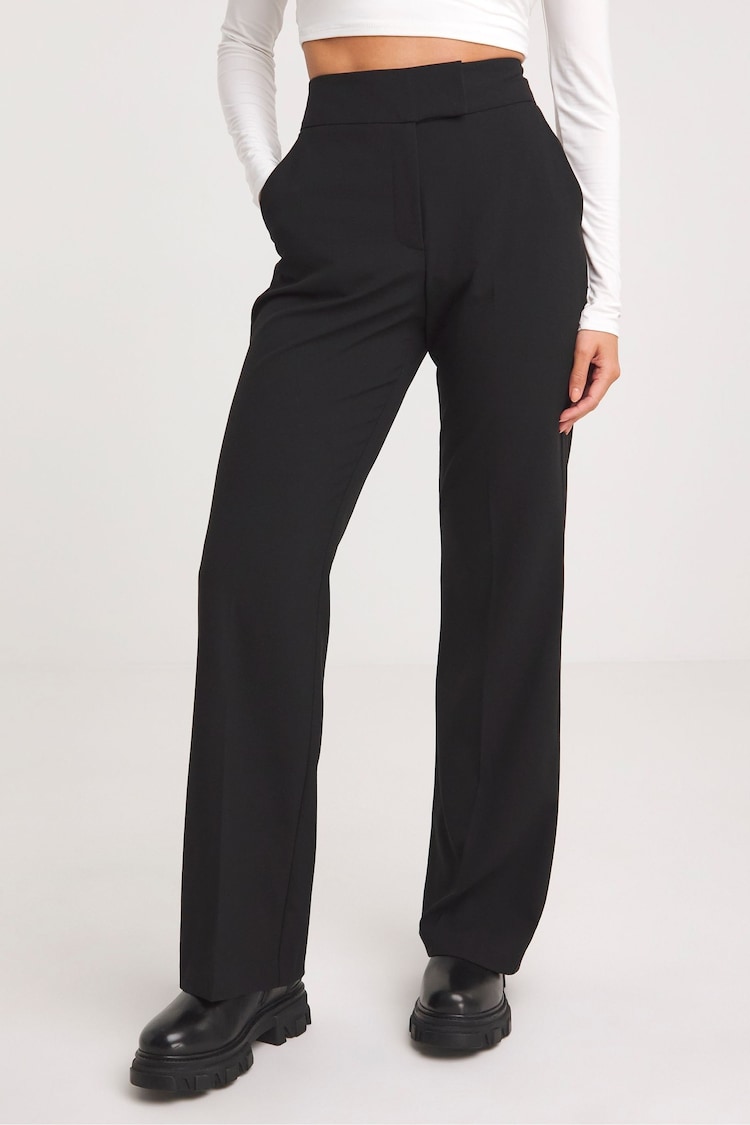 Simply Be Black Magisculpt Bootcut Trousers Regular Length - Image 1 of 4