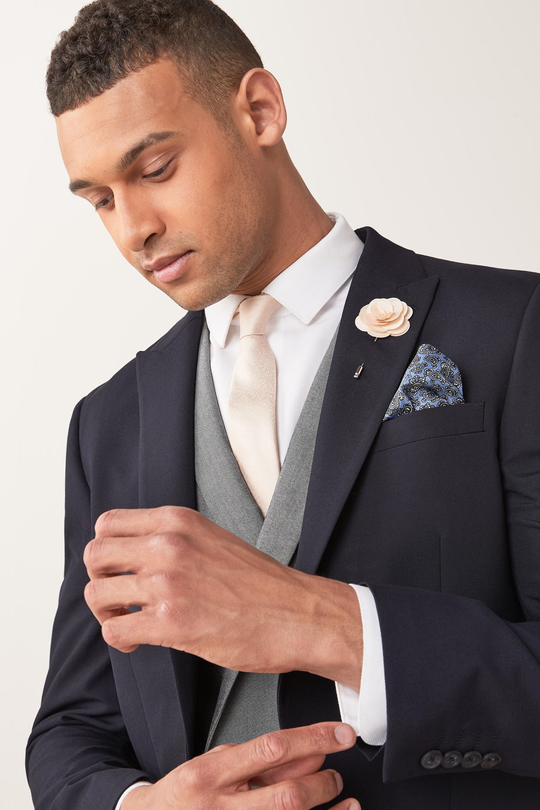 Navy blue morning suit new arrivals