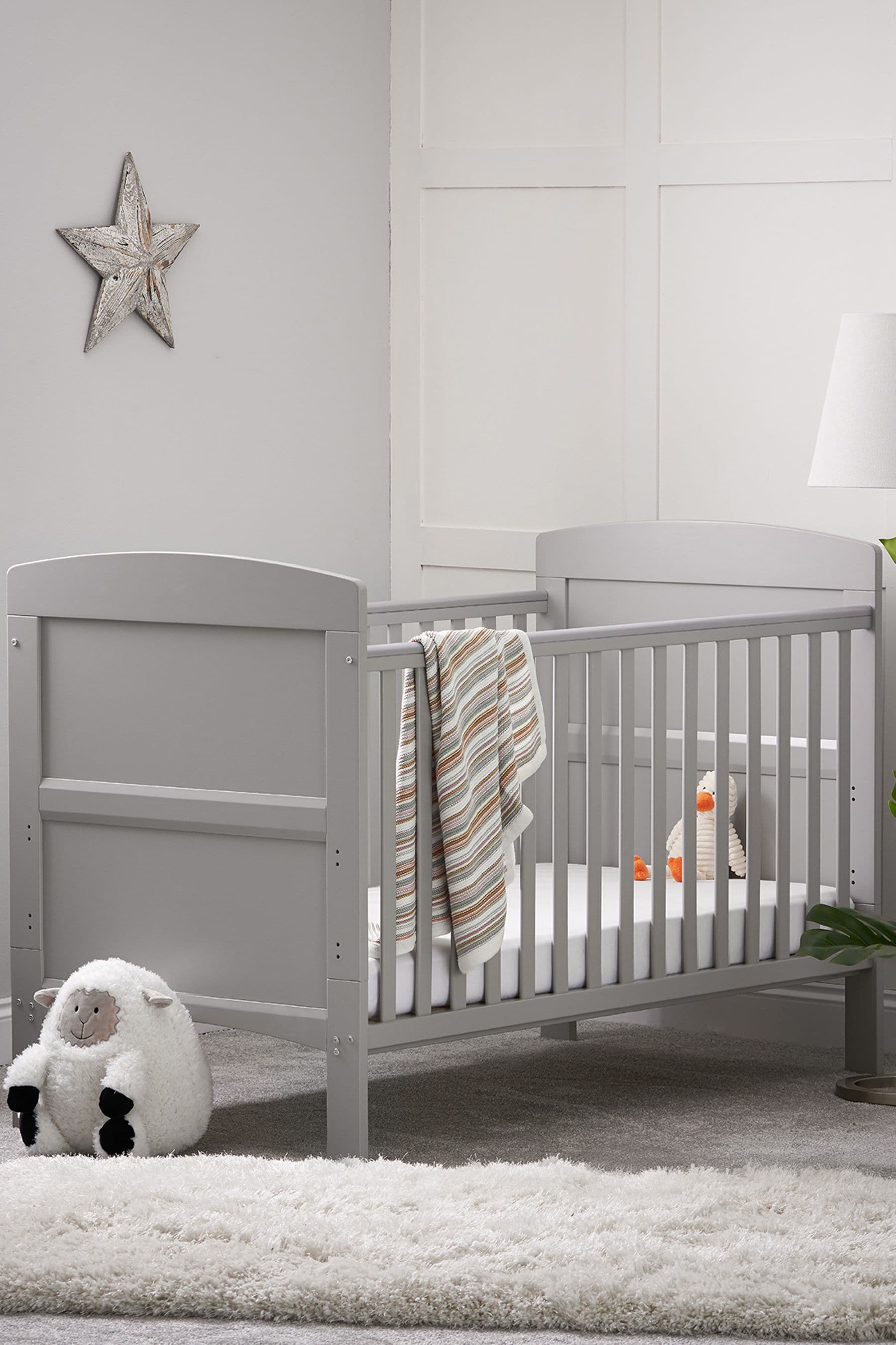 Buy Obaby Grey Grace Warm Cot Bed from the Next UK online shop