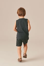 Charcoal Grey Vest and Shorts Set (3mths-7yrs) - Image 2 of 7