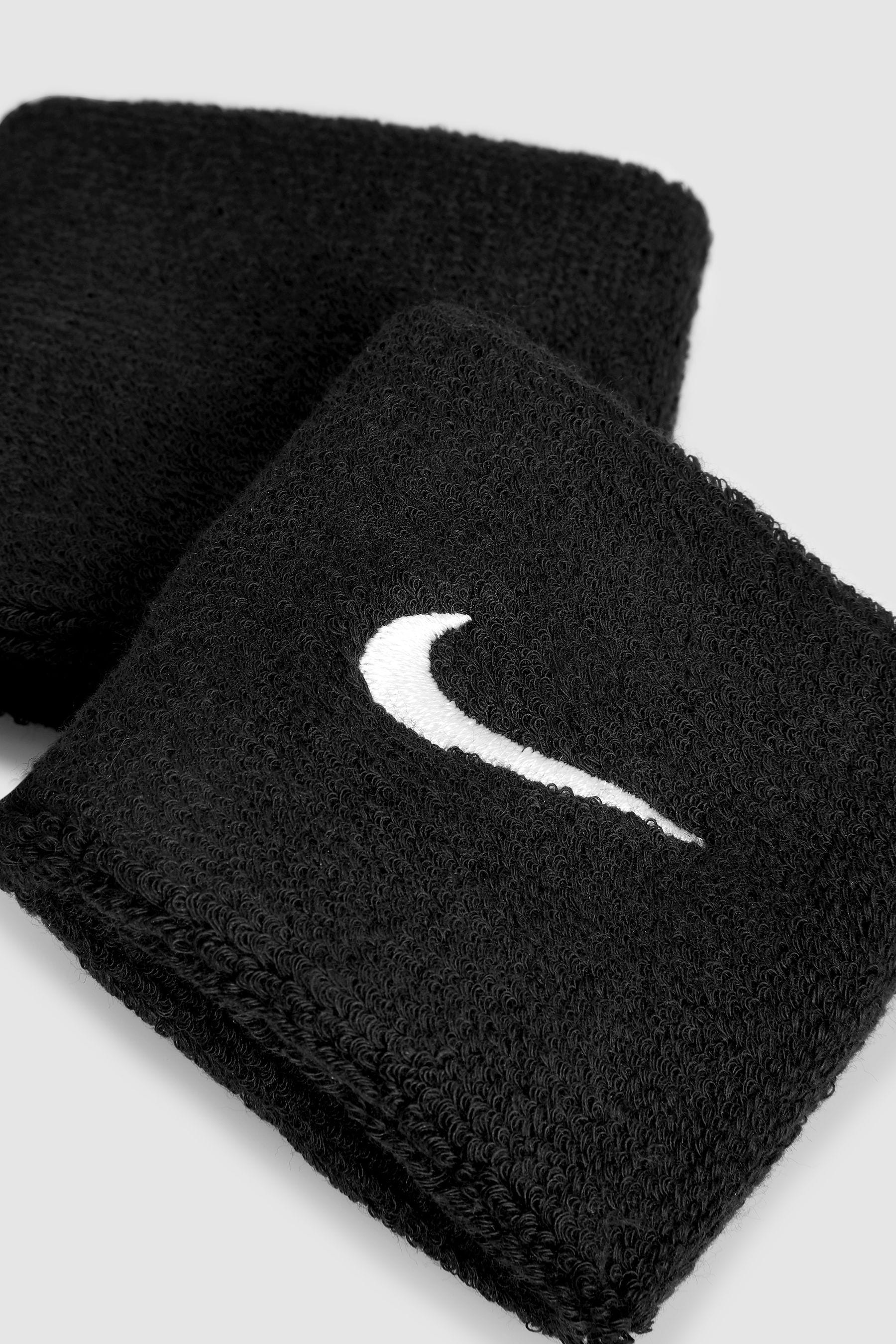 Nike Black Swoosh Wristband